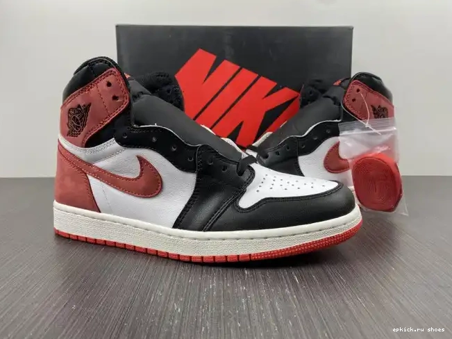 Cheap Retro 1 OG High 'Track 555088-112 Air Jordan Red' 0418